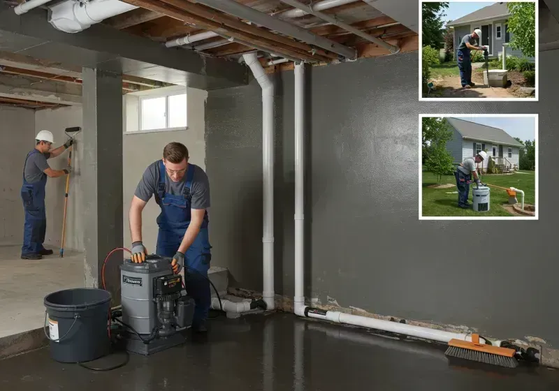 Basement Waterproofing and Flood Prevention process in Marion County, AL